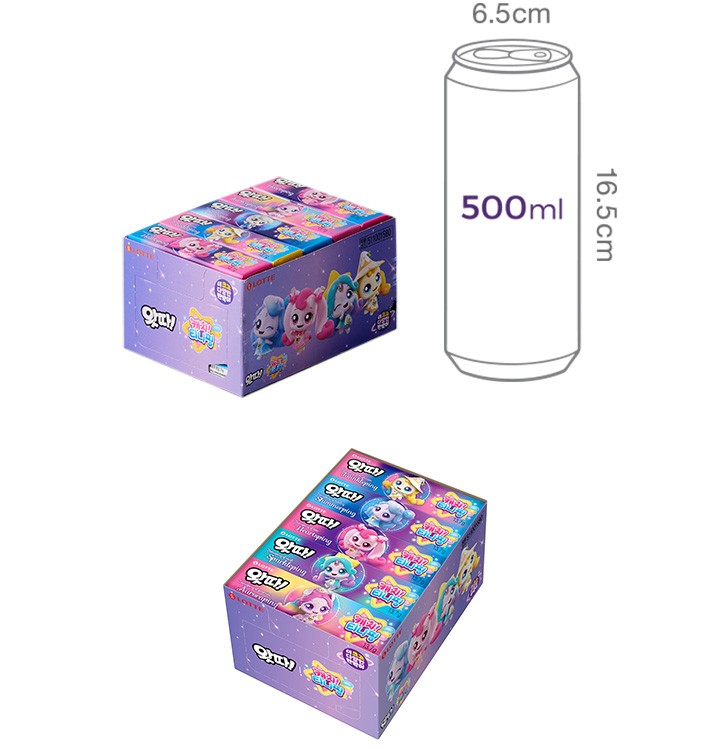 [롯데] 왓따 캐치티니핑 판박이 풍선껌 25개입