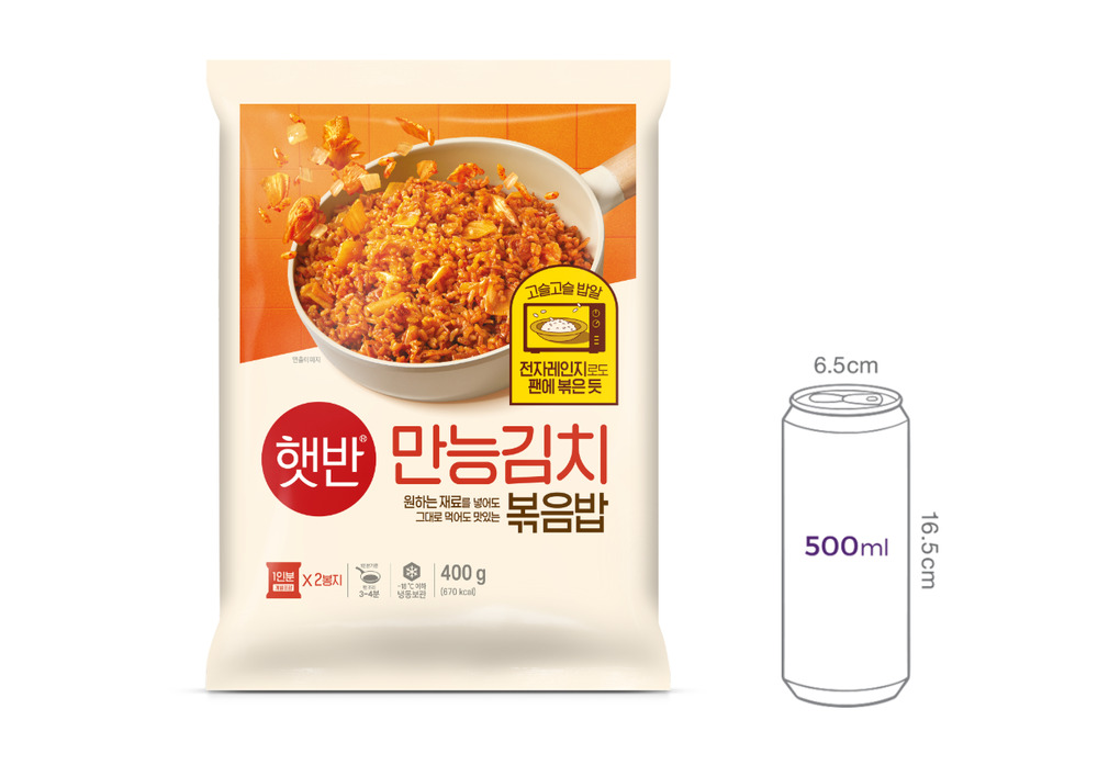 [햇반/쿡반] 만능김치볶음밥 400G