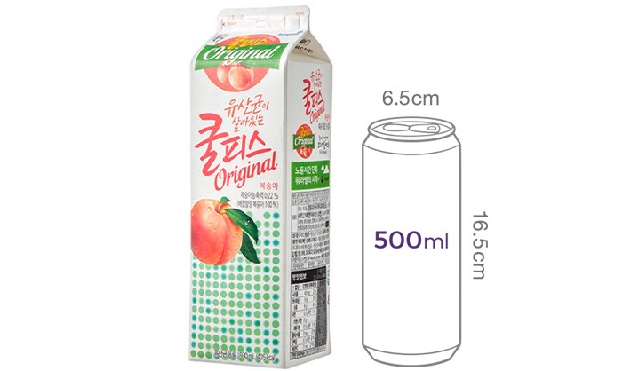 [소와나무] 쿨피스 복숭아 930mL