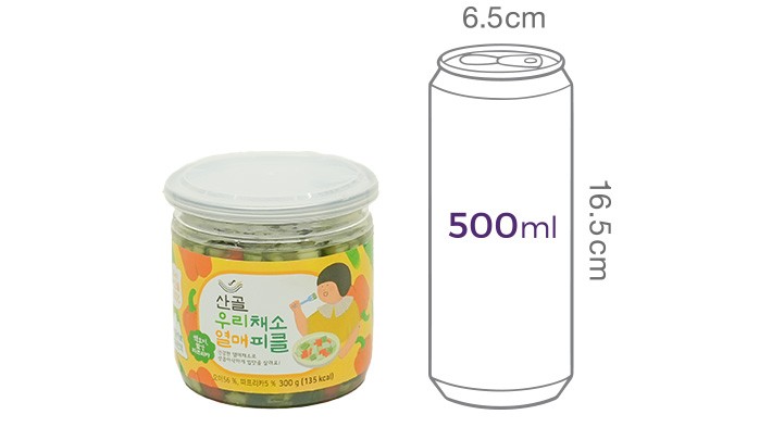 [에코맘의산골이유식]산골 우리채소열매피클 300g