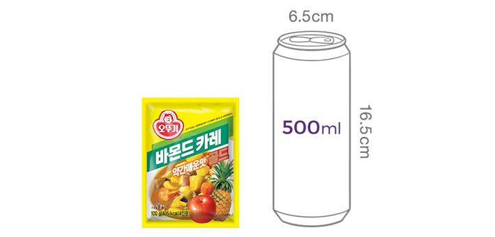 [오뚜기] 바몬드카레골드 약간매운맛 100G