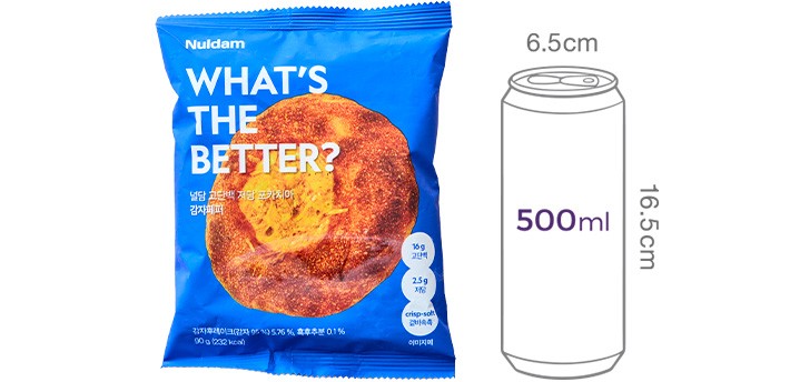 [널담] 고단백 저당 포카지아 감자페퍼 (90g X 4개)