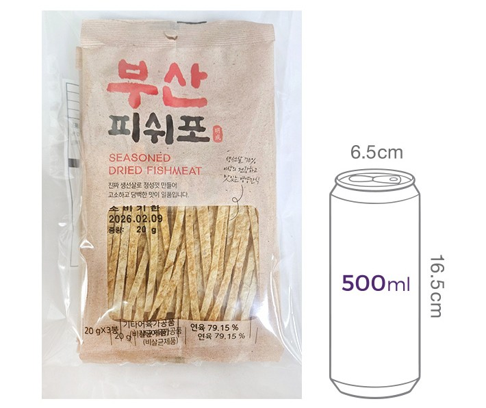 [부산어포] 부산 피쉬포 20g X 3봉