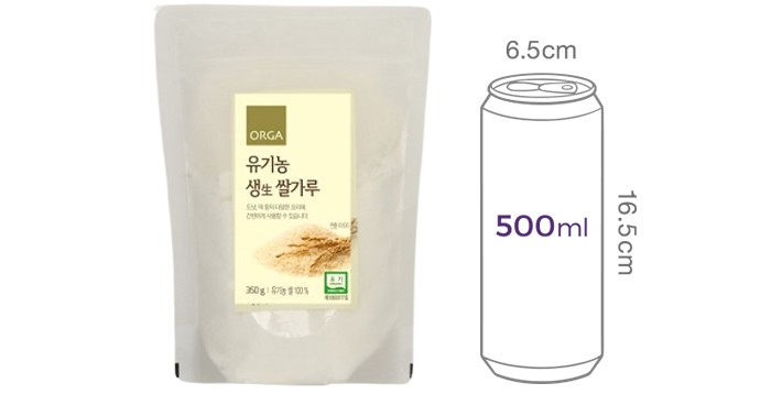 [올가] 유기농 생쌀가루 350g