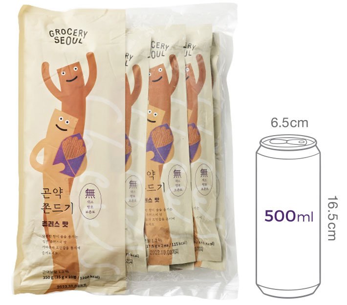 [그로서리서울] 곤약쫀드기 츄러스 (10개입)