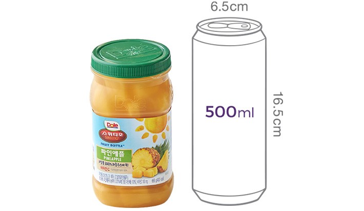 [Dole] 후룻바틀 파인애플 666g