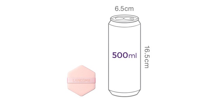 [랑콤] 스킨 이돌 세럼광 파인커버 쿠션 퍼프