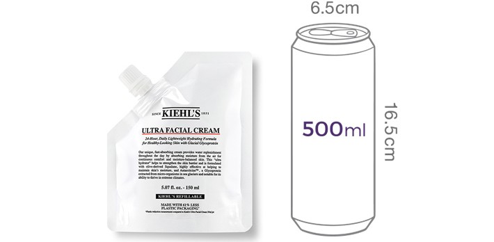 [키엘] 울트라 훼이셜 크림 리필 파우치 150ml