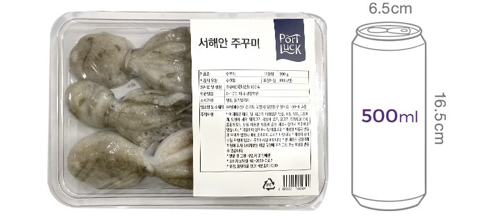 [포트'럭] 서해안 주꾸미 300g (생물)