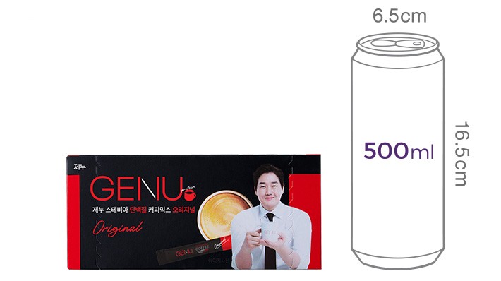 [제누] 스테비아 단백질 커피믹스 오리지널 (9.8g X 20개입)
