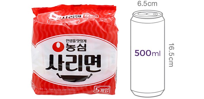 [농심] 사리면 멀티팩 5입