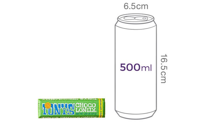[토니스] 초코 론리 공정무역 다크초콜릿 아몬드 솔트 47g