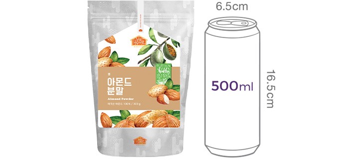 [건강한우리집비옴] 생 아몬드 분말 300g