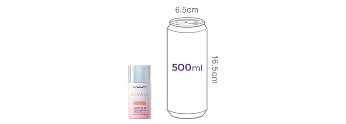 [맥] 글로우 플레이 라이트풀 C3 톤-업 프라이머 # 로지 애프리콧 (NEW♥)