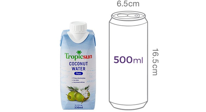 [트로픽선] 100% 코코넛워터 (330mL X 12개)