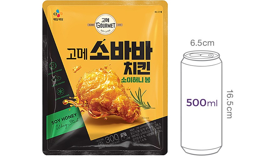[고메] 소바바치킨 소이허니 봉 300G