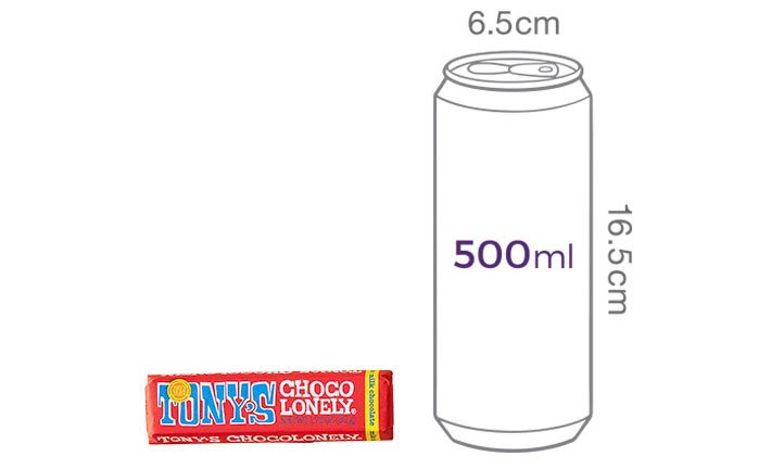 [토니스] 초코 론리 공정무역 초콜릿 밀크 50g