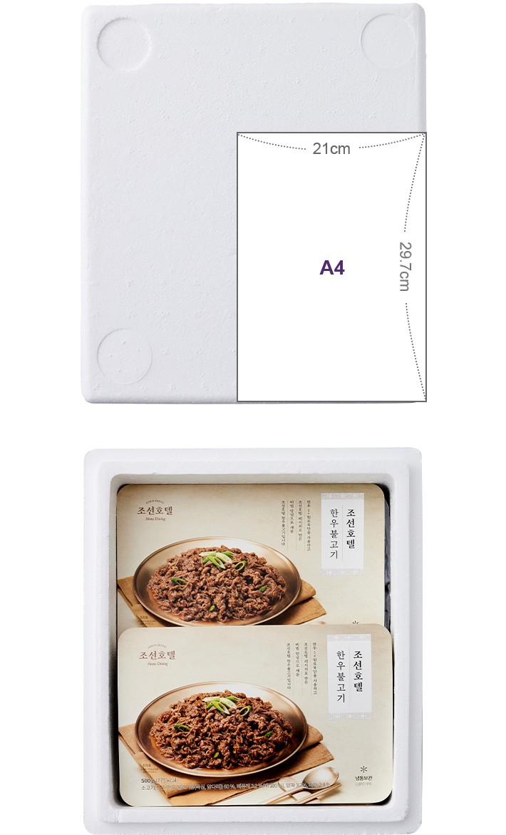 [선물세트] 조선호텔 1+ 한우 불고기 세트 500g*6