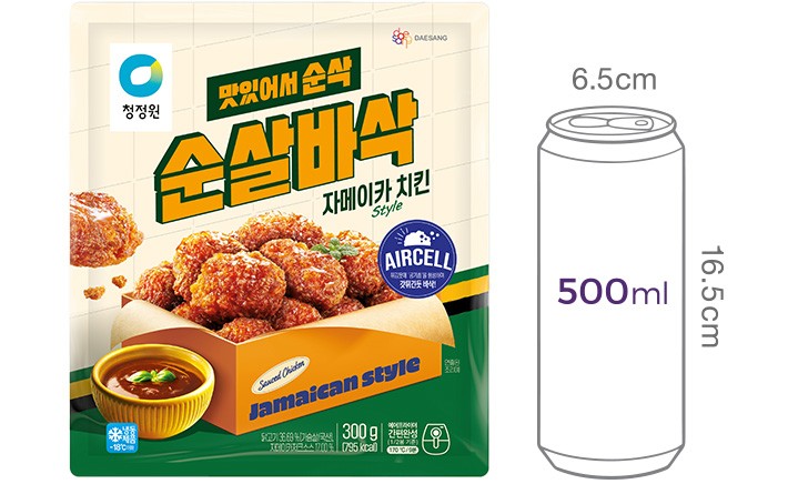 [청정원] 순살바삭 자메이카스타일치킨 300g