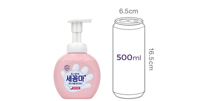[온더바디] 세꼼마 버블 항균 핸드워시 250ml 파우더향