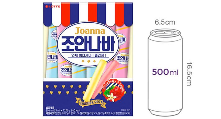 [롯데웰푸드] 레트로 조안나바 (33mL X 12개입)