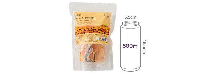 [큰행복] 제주 미니 단호박 설기 (90g X 5개)