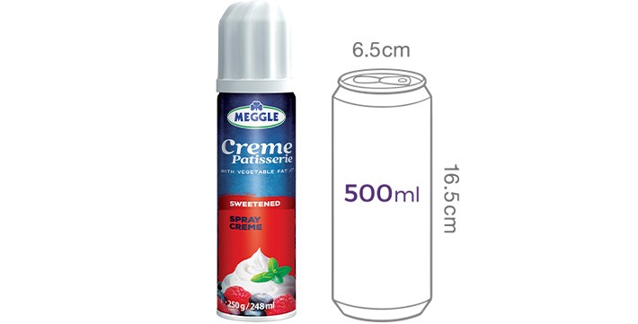 [MEGGLE] 식물성 가당 휘핑 스프레이 250g