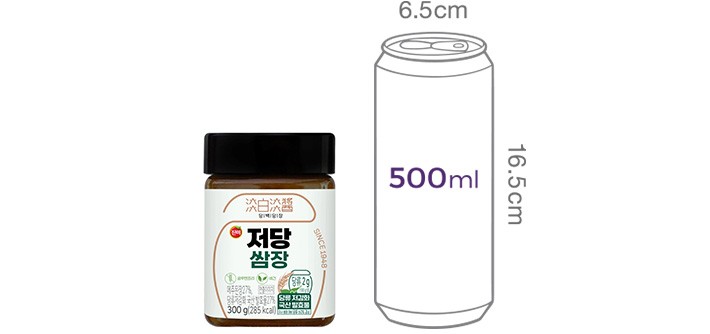 [담백담장] 국산 저당쌈장 300g