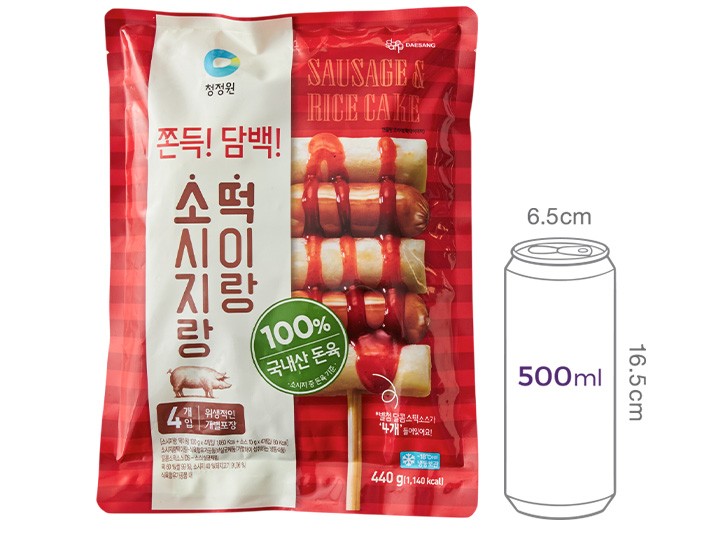 청정원 소시지랑떡이랑 440g