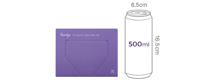 [Kurly's] BPA프리 이지 슬라이더 프레시 스탠딩 지퍼백 소형 80매