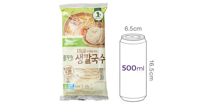 [풀무원] 생칼국수 320g