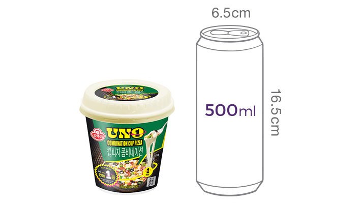 [오뚜기] UNO 떠먹는 컵피자 콤비네이션 150g