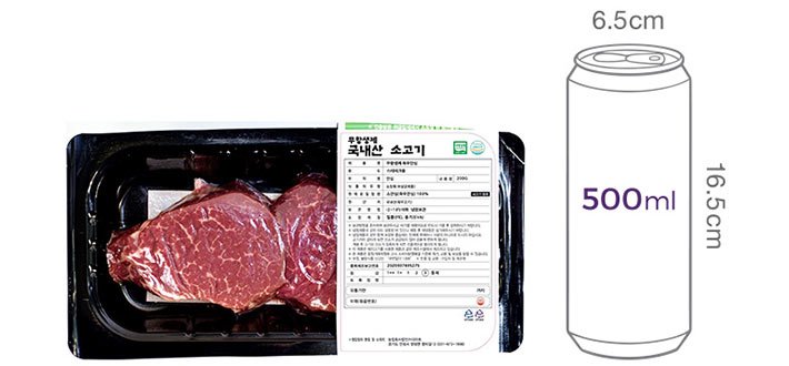 [이목 무항생제] 국내산 소고기 안심 스테이크 200g (냉장)