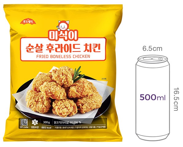 [푸드렐라] 미식이 순살후라이드 치킨 300g