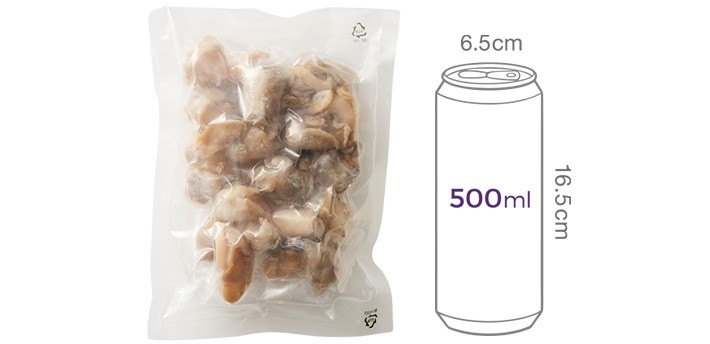 [포트'럭] 동해안 데친 골뱅이살 150g (냉동)