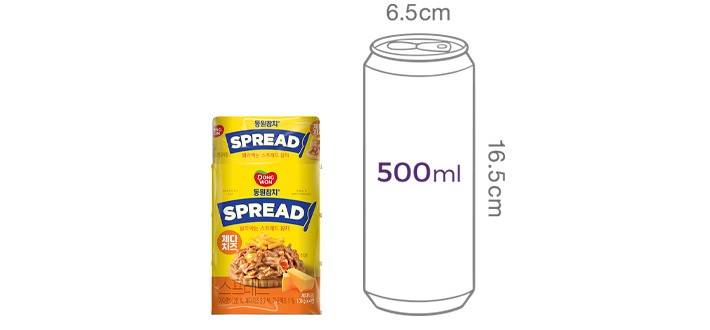 [동원] 스프레드 참치 체다치즈 100g x 4캔