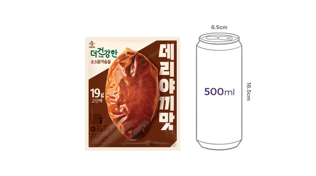 [더건강한] 소스 닭가슴살 데리야끼 100g (냉동)