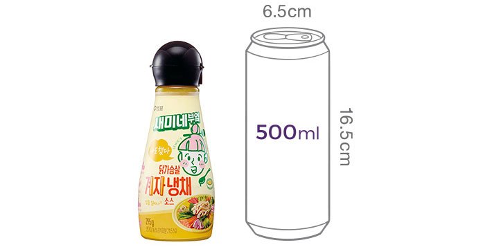 [새미네부엌] 닭가슴살 겨자냉채소스 295g