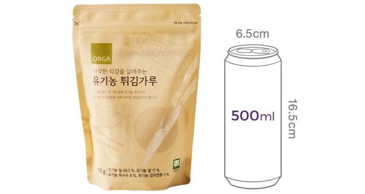 [올가] 유기농 튀김가루 350g