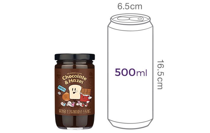 [복음자리] 저당 초코&헤이즐넛 스프레드 220g
