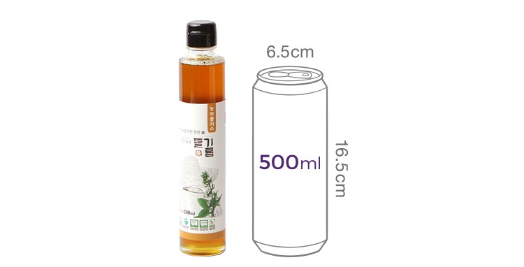 [농부플러스] 저온 압착 들기름 200mL