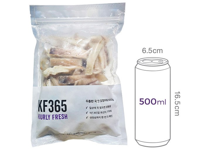 [KF365] 두툼한 국산 오징어채 600g (냉동)
