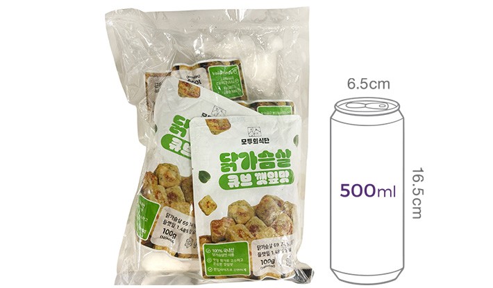 [모두의식단] 닭가슴살 큐브 오리지널 100g*4