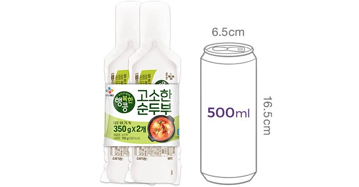 [CJ] 행복한콩 고소한 순두부 350g*2