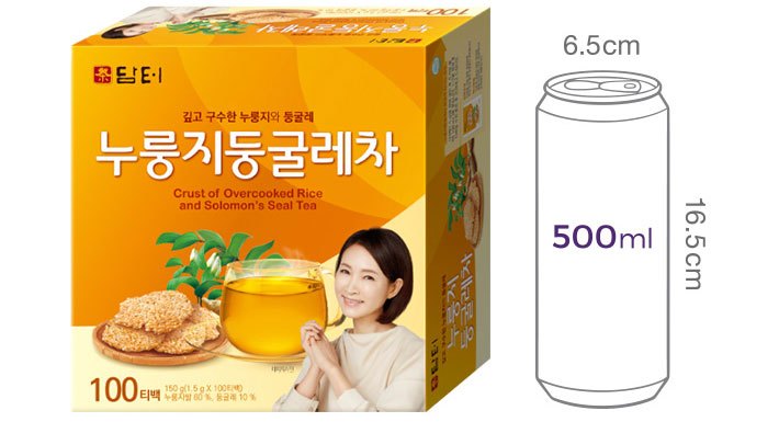 [담터] 누룽지 둥굴레차 (1.5g X 100개) - 마켓컬리
