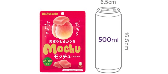 [미카쿠토] 모쮸 구미 복숭아맛 45g