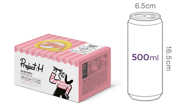 [Project H] 제로 플레인 롤 케이크