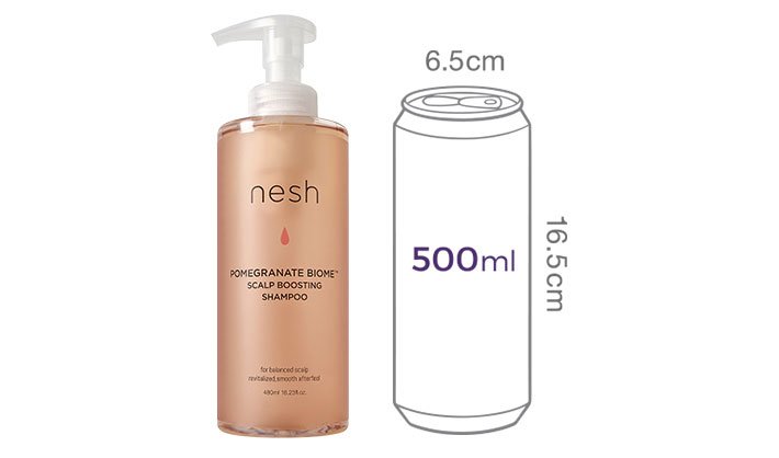 [네쉬] 석류 바이옴 스칼프 부스팅 샴푸 480ml