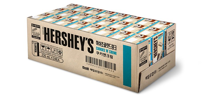 [매일] 허쉬 초콜릿 드링크 쿠키앤크림 (235mL X 24입)