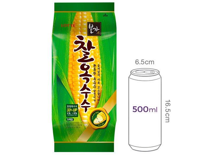 [롯데웰푸드] 찰옥수수 (140mL X 5개입)